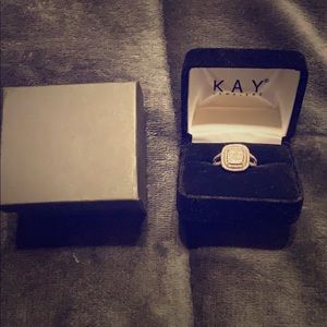 Kay Jewelers diamond ring in sterling silver 💋
